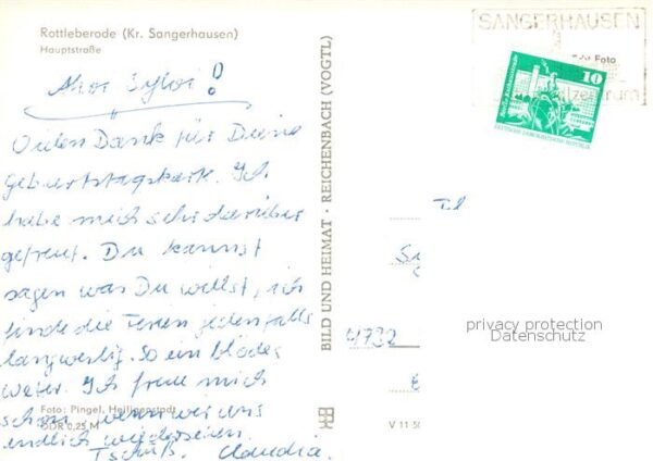 Rottleberode Hauptstrasse Gasthaus zur Post Fachwerkhaeuser – Bild 2