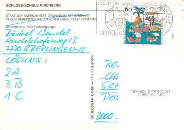 Kirchberg Jagst Schloss-Schule Gymnasium – Bild 2