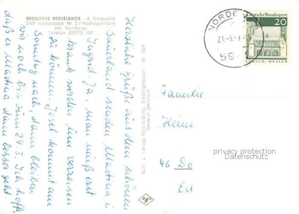 Nesselbach Schmallenberg Berghaus – Bild 2