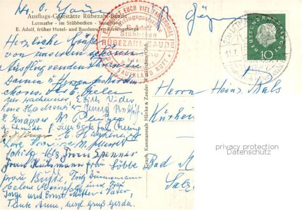 Letmathe Oestrich Ausflugs-Gaststaette Ruebezahl-Baude – Bild 2