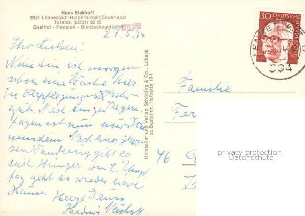 Halberbracht Gasthof Pension Haus Eickhoff – Bild 2