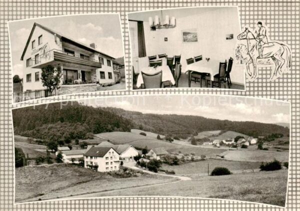 Ibra Ringelsmuehle am Fusse des Knuellgebirges Landschaft