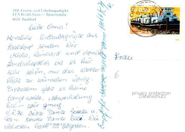 Saaldorf Bad Lobenstein Bauernstube ZBE Ferien- und Erholungsobjekt LFN Bezirk G – Bild 2