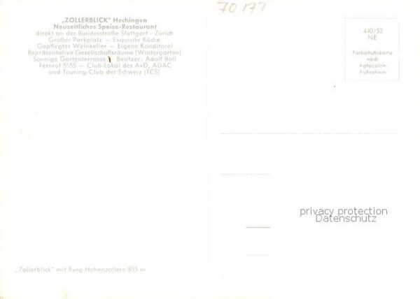 Hechingen Zollerblick Speise-Restaurant – Bild 2