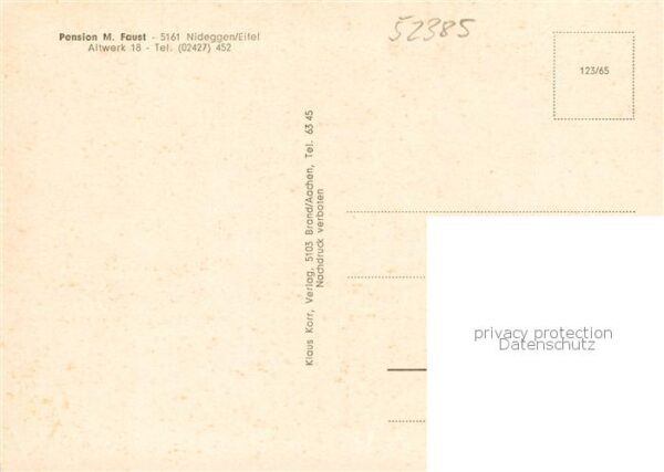 Nideggen Eifel Pension M. Faust Fremdenzimmer – Bild 2