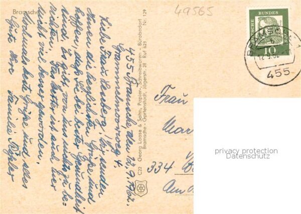 Bramsche Hase Krankenhaus Rathaus Grosse Strasse Fachwerkhaus Ehrenmal – Bild 2