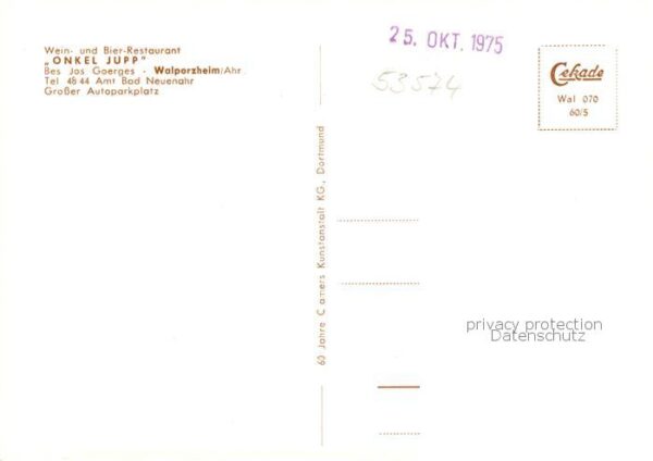 Walporzheim Wein- und Bier-Restaurant Onkel Jupp – Bild 2