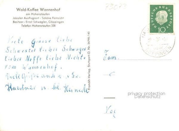 Hohenstaufen Wald-Kaffee Wannenhof am Hohenstaufen Viehweide Panorama – Bild 2