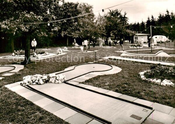 Schoemberg Zollernalbkreis Gasthof Waldschenke am Stausee Minigolf