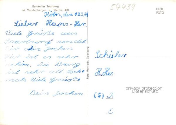 Saarburg Saar Ratskeller Gaststaette Burgruine – Bild 2