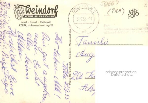 Koeln  Rhein Weindorf Gastraum – Bild 2