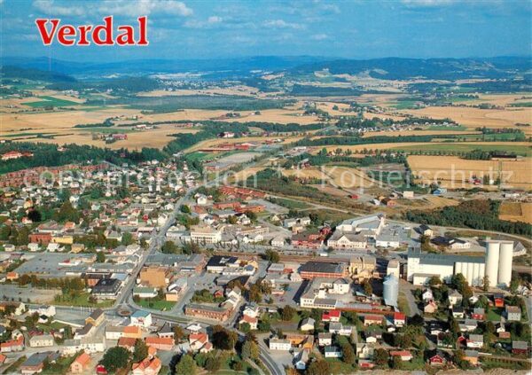 Verdal Norge Fliegeraufnahme