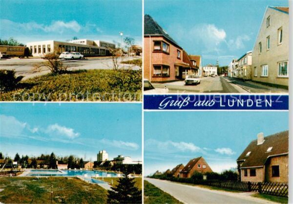 Lunden Holstein Schule Freibad Ortspartien