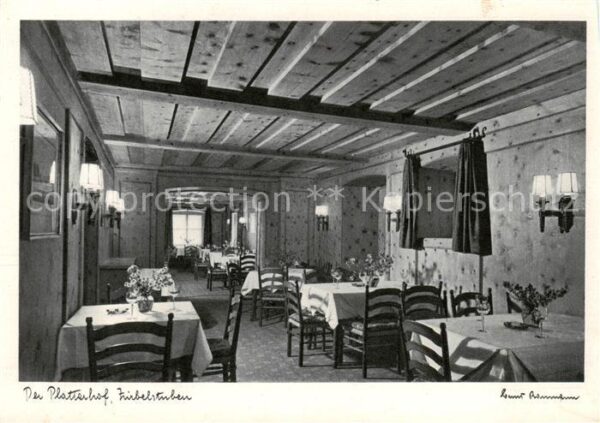Obersalzberg Berchtesgaden Gasthaus Der Plattenhof Zirbelstuben