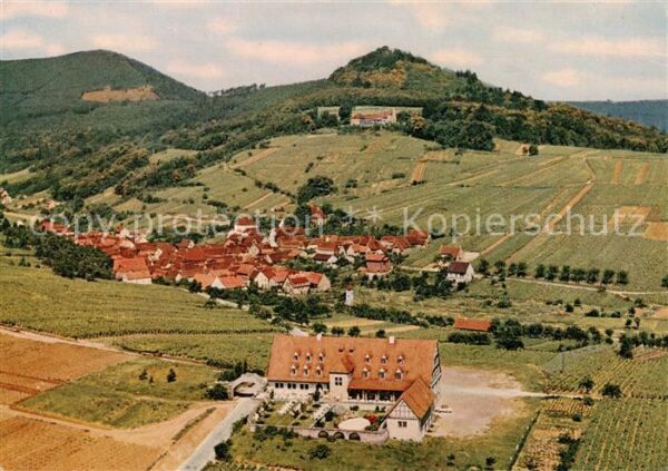 Albersweiler Hotel Leinsweiler Hof Fliegeraufnahme
