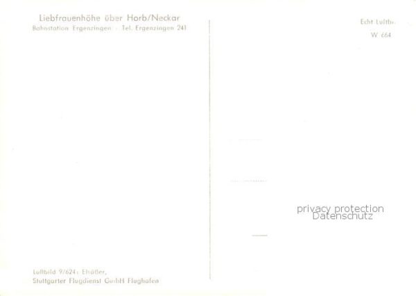 Horb Neckar Liebfrauenhoehe Fliegeraufnahme – Bild 2