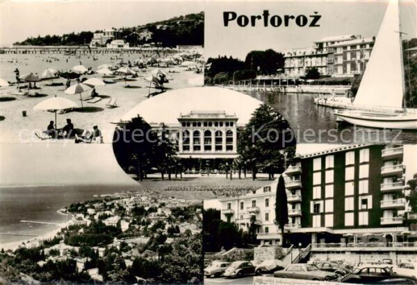 Portoroz Portorose Piran Istrien Slovenia Strandpartien Hotels