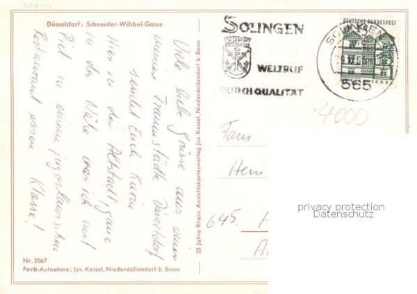 Duesseldorf Schneider Wibbel Gasse – Bild 2