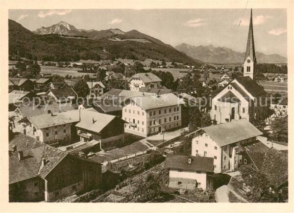 Bergen Chiemgau Gasthof Pension Zum Hochfelln mit Hochgern und Kampenwand