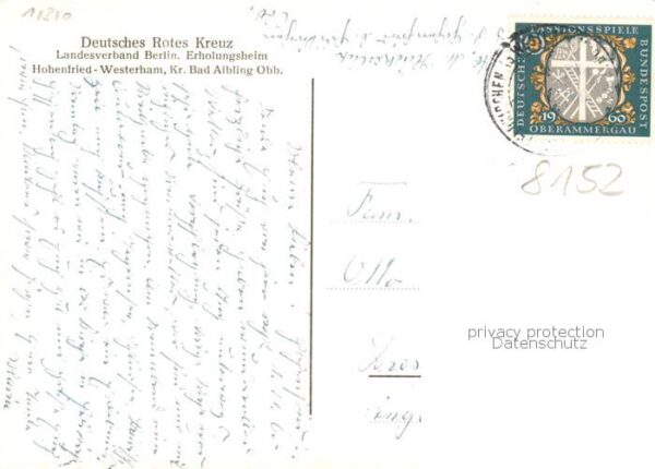 Hohenfried Feldkirchen-Westerham DRK Landesverband Berlin Erholungsheim – Bild 2