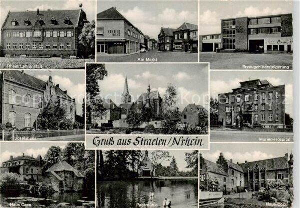 Straelen Rhein Lehranstalt Am Markt Erzeuger Versteigerung Josefshaus Marien Hos