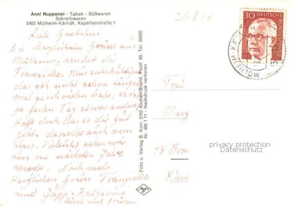 Muelheim-Kaerlich Koblenz Panorama Rathaus Freibad – Bild 2