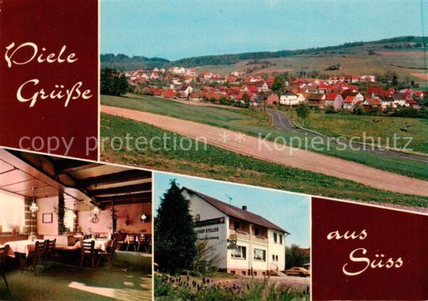 Suess Rotenburg Fulda Panorama Gasthaus Pension Stiller Restaurant