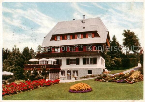 Hinterzarten Pension Bergfried im Schwarzwald Garten