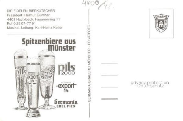 Havixbeck Fidele Bierkutscher 1973 Muenster e.V. Gruppenbild – Bild 2