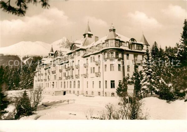 Tatranska Lomnica SK Grand Hotel Praha Vysoke Tatry Berghotel Hohe Tatra