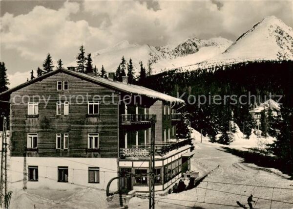 Strbske Pleso SK Berghotel Solisko Vysoke Tatry Wintersportplatz Hohe Tatra