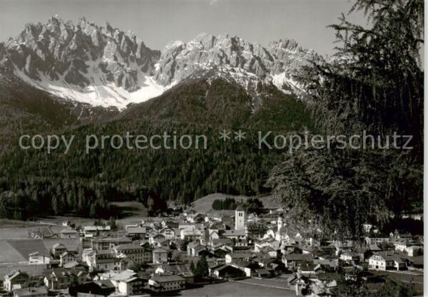 San Candido Innichen Panorama e Cime del Baranci Dolomiten