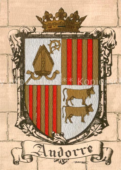 Andorre Andorra Wappen