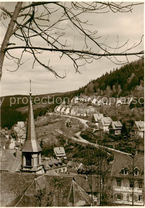 Triberg Ortsmotiv mit Kirche