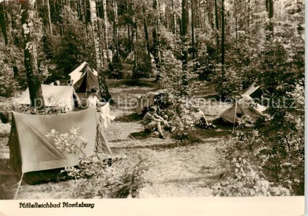 Moritzburg Sachsen Mittelteichbad Campingplatz