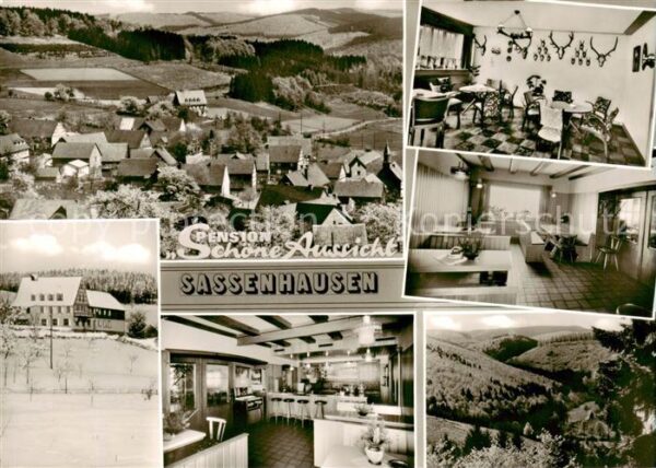 Sassenhausen Gasthaus Pension Schoene Aussicht Panorama Landschaft