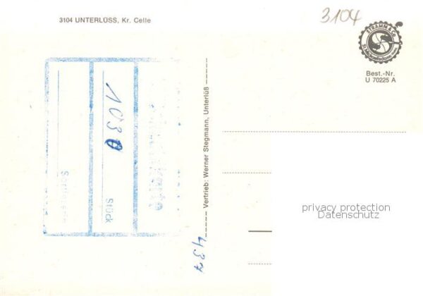 Unterluess Gedenkstein Friedhof Gebaeude Schule – Bild 2
