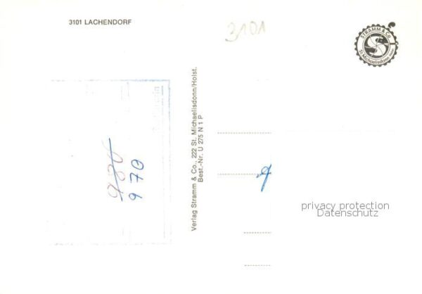 Lachendorf Celle Sparkasse Gebaeude Heidelandschaft Verlagsstempel – Bild 2