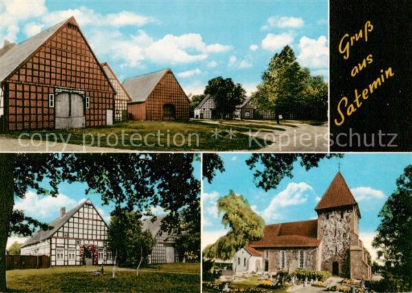 Satemin Luechow Teilansichten Rundlingsdorf im Hann. Wendland