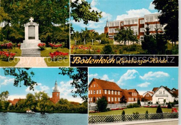 Bodenteich Gedenkstaette Teilansichten Blick zur Kirche