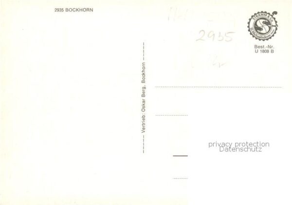 Bockhorn Friesland Wappen Wohnhaeuser Schule Kirche – Bild 2