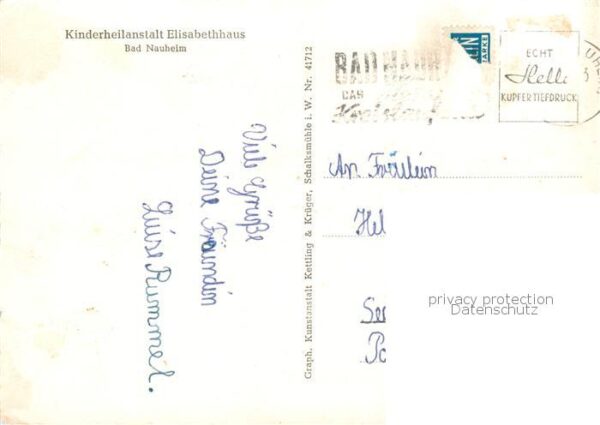 Bad Nauheim Kinderheilanstalt Elisabethhaus – Bild 2