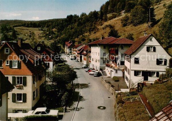 Schoenmuenzach Baiersbronn Ansicht mit Gasthof Pension zum Ochsen Luftkurort im