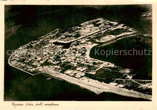 Grado Gorizia IT vista dall aeroplano