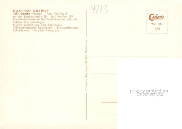 Deuten Gasthof Grewer Gastraum Gartenterrasse – Bild 2
