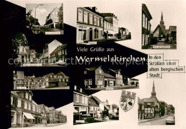 Wermelskirchen In den Strassen einer alten bergischen Stadt Teilansichten