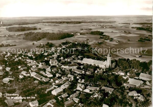 Ebersberg Oberbayern Fliegeraufnahme