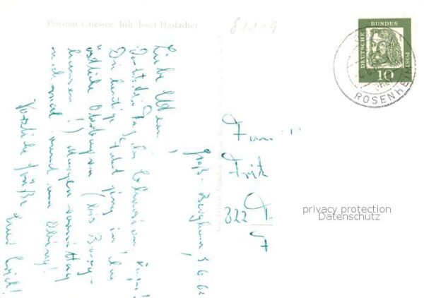 Obing Ansicht mit Pension Griessee – Bild 2