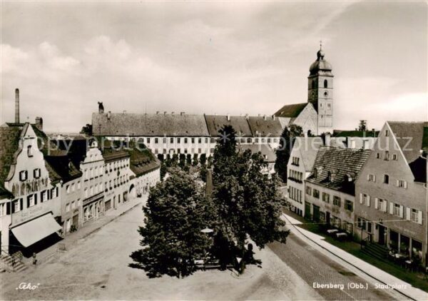 Ebersberg Oberbayern Stadtplatz Kirche