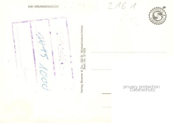 Krummendeich Teilansichten Landschaftspanorama Bauernhof Partie am Wasser – Bild 2